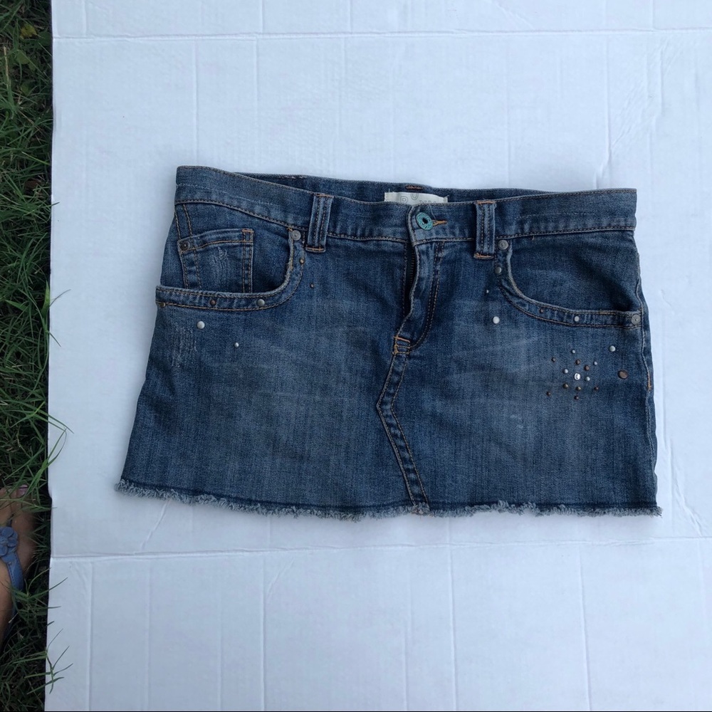 ROXY blue Jean woman’s mini skirt size 13
